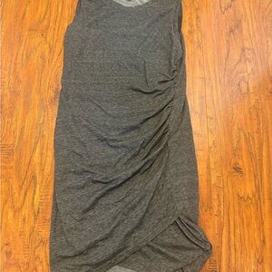 Leith Charcoal Asymmetrical Dress